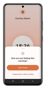cortina morning checkin app